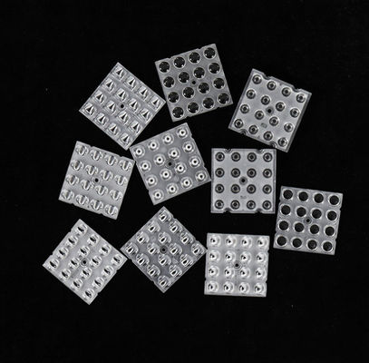 SMD3030 50x50mm 16in1 15 βαθμών Ευέλικτη σειρά φακών για φωτισμό δρόμου και περιοχής